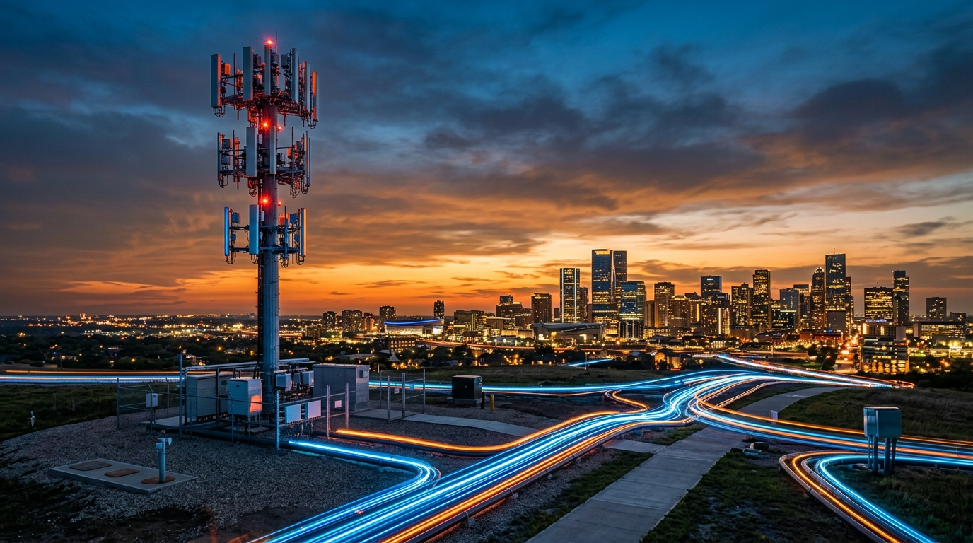 Telecom and Fiber Network Background